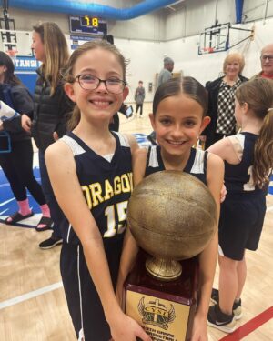 Rob Mariano Instagram - I am so happy these two sisters #IsabettaRose and #AdelinaRose got to play on the same team this year! They won the 4th-5th Grade 🏀 Championship in Overtime tonight!!! …and MORE importantly they had FUN! They will cherish these memories of playing together forever! #Sisters #GirlPower #Champions #Strong #MarianoGirls #TeamWork