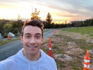 Robert Buckley Instagram - Please ignore the cones and enjoy this gorgeous Canadian sunset.