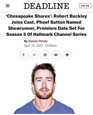 Robert Buckley Instagram - Break out the SPF 80, we’re heading to the Shores.