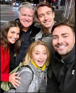 Robert Buckley Instagram - It’s happening, the Mitchell family is back for more Christmas shenanigans. Let’s. Get. Festive. #TheChristmasHouse2
