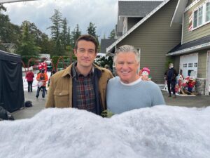 Robert Buckley Instagram - Tonight The Christmas House 2 premieres and I want to take a moment to express my gratitude to everyone who helped us get here. 

Our talented, tireless crew worked incredibly hard to bring the scope of this spectacle to life and THEY NAILED IT. Thank you for making this movie possible. 

I’m forever grateful to my tv (and now real life) family, @treat.williams2, @sharonelawrence, @jonathandbennett, @iamanaayora, @bradharderarychuk, @michellenharrison and @matthew_james_dowden. You all are so dang good at what you do and made this experience an absolute joy for me. Thanks for being so kind, funny and utterly dysfunctional.

Huge thank you to @kateredinger for being the champion and backbone of The Christmas House since day one. Equally big thanks to everyone at @hallmarkchannel for supporting us as we set out to tell a story about family, the holidays and most importantly, that love is love. All are welcome at the Mitchell’s Christmas table.

Thank you @erin917 for writing a fantastic script with just the right blend of hilarity and sincerity. You knocked this one out of the park. @richnewey you were new to the party but you fit right in and directed the heck out of this movie. Well done, sir. And honorable mention to @firstryansaid for being a terrific executive producer and teammate despite refusing my every invitation to craft services.

Last but certainly not least, thank you to everyone who watched the first Christmas House and helped us get another chance to visit with the Mitchells. If you’re able to tune in tonight, I hope you enjoy watching it as much as we did making it. This one’s special.