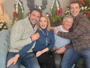 Robert Buckley Instagram - Tonight The Christmas House 2 premieres and I want to take a moment to express my gratitude to everyone who helped us get here. 

Our talented, tireless crew worked incredibly hard to bring the scope of this spectacle to life and THEY NAILED IT. Thank you for making this movie possible. 

I’m forever grateful to my tv (and now real life) family, @treat.williams2, @sharonelawrence, @jonathandbennett, @iamanaayora, @bradharderarychuk, @michellenharrison and @matthew_james_dowden. You all are so dang good at what you do and made this experience an absolute joy for me. Thanks for being so kind, funny and utterly dysfunctional.

Huge thank you to @kateredinger for being the champion and backbone of The Christmas House since day one. Equally big thanks to everyone at @hallmarkchannel for supporting us as we set out to tell a story about family, the holidays and most importantly, that love is love. All are welcome at the Mitchell’s Christmas table.

Thank you @erin917 for writing a fantastic script with just the right blend of hilarity and sincerity. You knocked this one out of the park. @richnewey you were new to the party but you fit right in and directed the heck out of this movie. Well done, sir. And honorable mention to @firstryansaid for being a terrific executive producer and teammate despite refusing my every invitation to craft services.

Last but certainly not least, thank you to everyone who watched the first Christmas House and helped us get another chance to visit with the Mitchells. If you’re able to tune in tonight, I hope you enjoy watching it as much as we did making it. This one’s special.