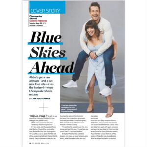 Robert Buckley Instagram - Very fun piece about the upcoming season of Chesapeake Shores in @tvguidemagazine. This article has it all- hot gossip, light spoilers and @officialmeghanory giving me a piggy back ride. Her strength, much like her talent, knows no bounds. Season five here we come!