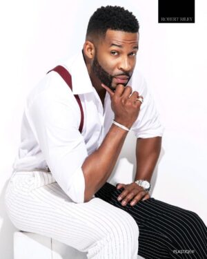 Robert Christopher Riley Instagram - Hey....it’s me!!! “From hit shows such as “Dynasty” and “Hit The Floor.” To music, writing, singing, producing, and more Robert Christopher Riley seems to be one who can do it all! Join the conversation with our #EIC Levi Harrell and The Creative & Intellectual Mind Of Robert Christopher Riley.” Photographer: @npearcypics 
Stylist: @royalfudgestyling 
Article by: @leviharrell

#Dynasty #Culhane #Robrileynyc #peppasauceentertainment #Atlanta #Atl #mensfashion
