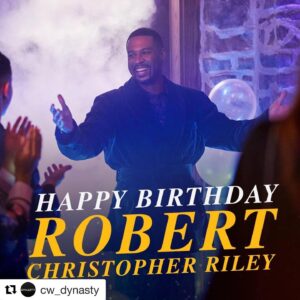Robert Christopher Riley Instagram - #Repost @cw_dynasty 
・・・
When the singing starts. Happy birthday, @robrileynyc!
*******#Still can’t believe this child of immigrants, raised by a single mom, in Flatbush Brooklyn gets to do this for a living. Thank God!