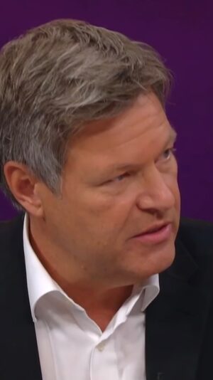 Robert Habeck Instagram - Gedanken über eine realitätstaugliche Wirtschaftpolitik. Gestern bei Maybrit Illner mit Friedrich Merz.