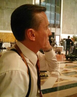 Robert Knepper Instagram - #behindthescenes #throwyerbackoutthursday #SidRothman #MobCity (2013). Always on the phone. Loved shooting this series in historic LA buildings #FrankDarabont #the_robert_knepper_official