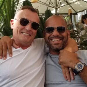 Robert Knepper Instagram - Look who we ran into in Madrid!♥️ @amaurynolasco
