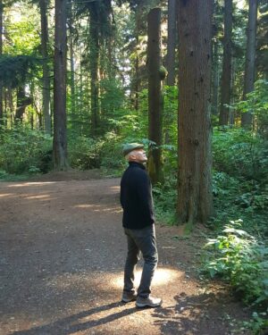 Robert Knepper Instagram - After shooting, I always regenerate in some form of nature. I can't go too long without it. When it rains, I say, "grey is the new black" (or should I say "green") #ilovevancouver #the_robert_knepper_official #iZombie