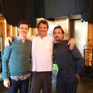 Robert Knepper Instagram - #tbt #throwyerbackoutthursday #TheFlash #bts Grant Gust, Larry Shaw, Knepper #CLOCKKING (2014) #the_robert_knepper_official