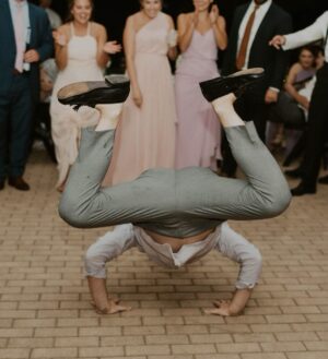 Robert Palmer Watkins Instagram - In honor of the two #WAITINGDANCECHALLENGE winners @ruby_burton and @pole_sugar 

Here’s my go to worm and the married couple themselves keeping it classy! @kelseyjthomas and @ma_shoe12 wedding!