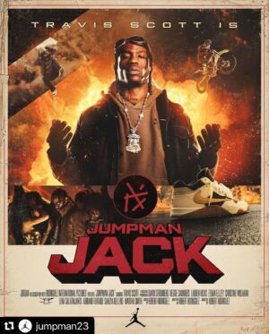 Robert Rodriguez Instagram - Had a great time also making this poster for @travisscott Jumpman Jack and @jumpman23
・・・
#Repost @jumpman23 Lights. Camera. Jack.
The all-new Jumpman Jack. Coming soon.