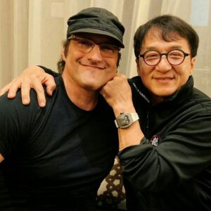 Robert Rodriguez Instagram - Throw back to 1996 photo with @JackieChan, we recreated the same one in 2019!