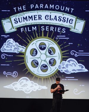 Robert Rodriguez Instagram - “This is the movie that made me want to be a director.”

If you missed Dir. Robert @rodriguez Summer Classic Film Series debut last night for ESCAPE FROM NEW YORK, you still have four more chances to see him present a film this summer!

Robert will also join us for:
🥊 ROCKY II 6/10
🏍️ MAD MAX 2: THE ROAD WARRIOR 7/22
⚡ CLASH OF THE TITANS 8/19 on 35mm
🎶 WHAT’S UP DOC? 9/2 on 35mm

📸: @rachelparkerpix
🎟️: austintheatre.org/film