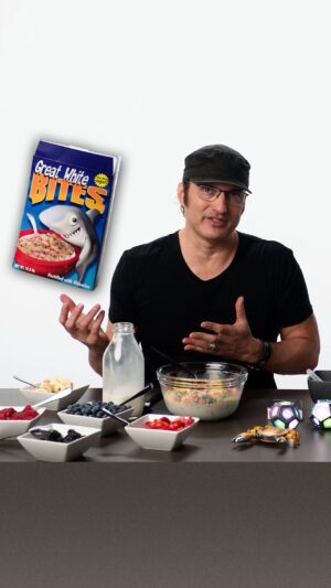 Robert Rodriguez Instagram - robert rodriguez reveals the delicious recipe to his great white bites cereal, an easter egg that appears in many of his films, including SPY KIDS: ARMAGEDDON premiering this friday!