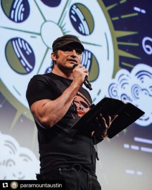 Robert Rodriguez Instagram - What a tremendous honor to be receiving from the Paramount Theatre. I’ve had my best movie experiences there. The audience is always incredible, making movies feel like rock concerts. I am humbled by the recognition and thrilled to be so officially associated with my favorite theatre in the world in such an incredible, grand way.
・・・
#Repost @paramountaustin JUST ANNOUNCED ⭐ Robert @rodriguez Avenue of Paramount Stars Unveiling Saturday, May 25th to help kick off Opening Weekend of the 50th Summer Classic Film Series! 

Just outside our doors, you can find the Avenue of Paramount Stars honoring Texas artists who have made incredible contributions to Austin culture through the city’s historic theatres ✨

Austin has played an important role in Rodriguez’s filmmaking journey since his time at @utaustintx, where he wrote his first feature film, EL MARIACHI (1992), which went on to win the Audience Award for Best Dramatic Film at Sundance and became the lowest budget movie ever released by a major studio. In 2000, he and Elizabeth Avellán founded Austin-based production company Troublemaker Studios, which has pushed the technological boundaries of cinema through films like ALITA: BATTLE ANGEL (2019) and has played a major role in making Austin a filmmaking hub.

Not only has Rodriguez premiered most of his films at the Paramount, he’s also helped expertly program many films in both 2022’s Panic at the Paramount and the 2023 Summer Classic Film Series, and we’re thrilled to say he will be back this summer to share more of his favorites.

Robert is the seventh Paramount Star recipient with previous honorees including @ruthiefostermusic, @delbertmcclinton, @lyle_lovett, Jerry Jeff Walker, and Tuna stars Jaston Williams and Joe Sears. 

We are thrilled to unveil Robert’s Paramount Star with special guests to be announced. Star unveiling is free and open to the public. More information coming soon! 

For those who just can’t wait until May to start the 50th Summer Classic Film Series celebrations, February Films are coming at you soon 😉

📸: @rachelparkerpix
