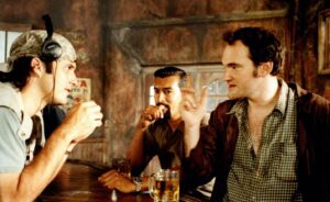 Robert Rodriguez Instagram - #TBT 1995 On set of Desperado with Quentin!
