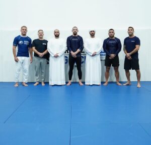 Robert Whittaker Instagram - Thankful to have HH Sheikh Rashid Bin Hamdan, HH Sheikh Maktoum bin Hamdan and coach Rafael Haubert ready to assist with the final touches of the camp 👊🏽