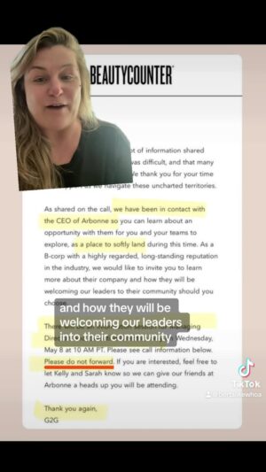 Roberta Blevins Instagram - Major BeautyCounter Update!!! Do you think BeautyCounter is coming back?

#beautycounter #antimlm #bankruptcy #foreclosure #multilevelmarketing #closing #pyramidscheme #arbonne