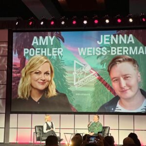 Roberta Blevins Instagram - @podcastmovement Evolutions Day 2 photo dump!

Spent the day with @andreadunlop and @terranewell driving in LA traffic and recording at @spotify! I seriously love being a part of the Spotify family 🥰

Also got to watch @amypoehler be Dr? Shelia, meet the lovely ladies from @pinkshadepod and attend the @iheartradio party!

#podcastmovement #evolutions2024 #podcast #podcastersofinstagram #podcasting #spotify #spotifypodcasts #losangeles #truecrime #collab