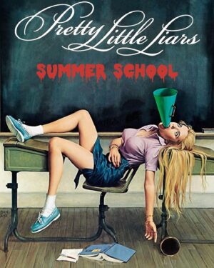 Roberto Aguirre-Sacasa Instagram - Happy Halloween! It may still be October, but it’s not too early to start thinking about summer vacation. Or in the case of Millwood High’s #prettylittleliars…#plloriginalsin #hbomax 🅰️📚🔥🪓🥤🍔🔪🍿💥🌹💃🏽🤡👯‍♀️👠🌈🌪️🎰🎧🚑⌛️🛢️☠️