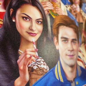 Roberto Aguirre-Sacasa Instagram - Riverdale ltd edition prints will drop on wednesday in our online store, link in bio @artofalexgross -9am pdt is the release time. The cast, writers and creative team of the show are all receiving the same print to commemorate the end of seven seasons. Here are pics of both the canvas and paper versions with details. Huge thanks to @kjapa and @writerras for making this happen! #riverdale #popsurrealism #giclee #archieandrews #archiecomics