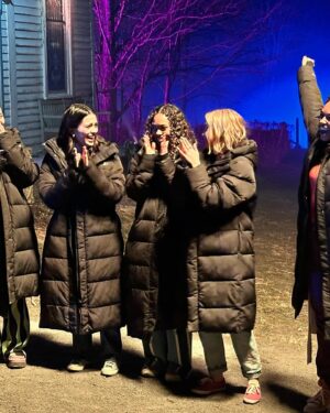 Roberto Aguirre-Sacasa Instagram - Last Friday, we finally (!) wrapped “Pretty Little Liars: Summer School.” Season One, we wrote, prepped, and produced the show while still in the throes of the pandemic. Season Two faced…different challenges. 😉 Not the least being—finishing a summer-set storyline, post-strikes, in freezing, snowy December. In the desolate, tick-infested forests of the Catskill mountains. And through it all, these five ladies stayed the course and led the charge with their courage, class, professionalism, and unbreakable spirit. Very proud of and grateful to them. And to everyone who worked behind the scenes and in front of the cameras to make a season that’s deeper, richer, funnier, more beautiful, and WAY SCARIER than our first. Including and especially (goes without saying) hearts and souls Lindsay Bring and Jimmy Gibbons. Happy wrap and HAPPY SLASHING!!!! 🔪🔥💪🏼💄💥👻🎲🎃🐈‍⬛🎭☠️