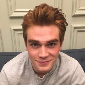 Roberto Aguirre-Sacasa Instagram - Another flashback in honor of #Riverdale’s Season Seven premiere this week! This is the first picture ever taken of @kjapa with red hair—and so, after a huge sigh of relief, Archie Andrews was (re)born! 🔥💇🏻‍♂️⚡️🔑💃🏽🏆❤️❤️❤️❤️