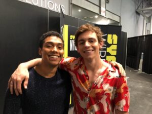 Roberto Aguirre-Sacasa Instagram - There aren’t a lot of words for news as shocking and devastating as this. Besides being one of the most talented young actors I’ve ever had the privilege to work with, @chance_perdomo was, truly, a light. A generous, funny, open-hearted, wildly intelligent, and fiercely complex and soulful human being. The loss is heartbreaking and staggering. My thoughts and prayers are with his family and loved ones. Oh, how I wish Aunt Zelda’s words were true today (and perhaps they are): “There is no true death for witches, only transformation.” Rest in peace, Chance. We all loved you so, so much, cousin. P.S. This first photo is from Day One of shooting the “Sabrina” pilot (I believe). He’d either just played (or was about to play) a practical joke on Kiernan. It’s how I always picture Chance. 💔😢🐈‍⬛❤️❤️❤️❤️❤️