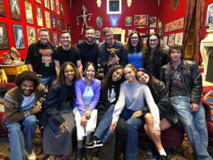 Roberto Aguirre-Sacasa Instagram - Never has there been a group of burn-outs more eager to get back to summer school…even as winter comes upon us… 13 lucky/unlucky days to go… Congrats to @sagaftra! Time to finish strong!!! #PLL: Summer School is COMING SOON…🔥🔪☠️🩸👠🎭💥👻💪🏼🕯️🎃⭐️🚀