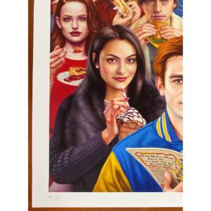 Roberto Aguirre-Sacasa Instagram - Riverdale ltd edition prints will drop on wednesday in our online store, link in bio @artofalexgross -9am pdt is the release time. The cast, writers and creative team of the show are all receiving the same print to commemorate the end of seven seasons. Here are pics of both the canvas and paper versions with details. Huge thanks to @kjapa and @writerras for making this happen! #riverdale #popsurrealism #giclee #archieandrews #archiecomics
