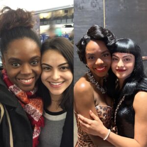 Roberto Aguirre-Sacasa Instagram - Another full circle moment. The picture on the left was taken in Vancouver airport, the day we arrived to start shooting the #Riverdale pilot. The picture on the right was taken some seven years later. Ashleigh and Cami are even more gorgeous and luminous, glowing from within. Stunning beauties. ❤️⭐️🎬🎟️🔥🔥🔥🔥🔥