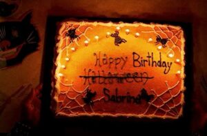 Roberto Aguirre-Sacasa Instagram - Happy Halloween, Ghouls and Boils!!! And also Happy Birthday, Sabrina… 👠🏆🎃👻🍁🧛🐈‍⬛🔪☠️🔥🔥🔥🔥❤️