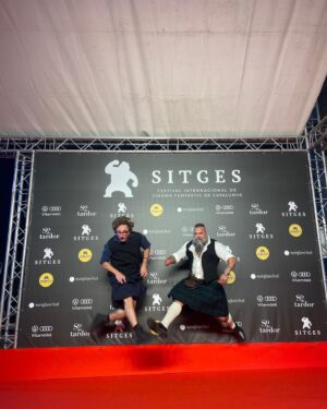 Roberto García Ruiz Instagram - Diversión y reencuentros en #festivalcinesitges….Presentando @mermaidkiller….