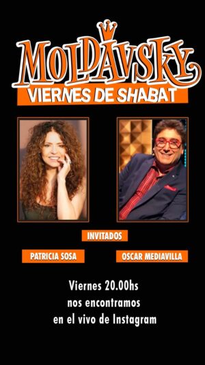 Roberto Moldavsky Instagram - Una Shabat hermosísimo con dos grandes ❤️❤️❤️ @patriciasosaoficial @omediavilla