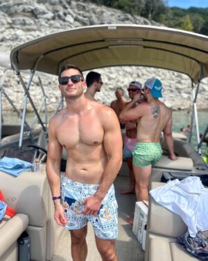 Roberto Portales Instagram - Until next summer… #laketravis #boating #lakeday #summervibes #swimwear