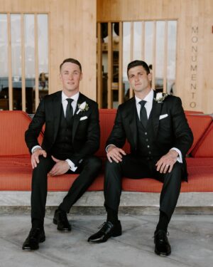 Roberto Portales Instagram - One year married ❤️

#weddinganniversary #wedding #husbands #love #suits
