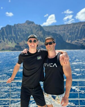 Roberto Portales Instagram - Been on our bucket list for awhile #napalicoast #kauai #husbands #travel #island