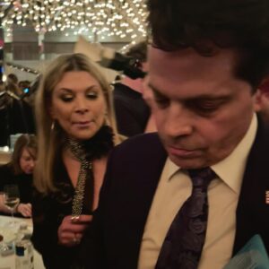 Robi Ludwig Instagram - Thank you David Perozzi for bringing me to this funtastic book party @huntandfish for none other than @scaramucci Congrats, Anthony! It was definitely the place to be with @chrisccuomo @chrischristie @ritacosbyshow @valgreenberg and many other familiar faces showing up to celebrate.

Dress @foxsdesigner 

#bookparty #anthonyscaramucci #himtamdfish #tvlive #nyc  #broadwayworld