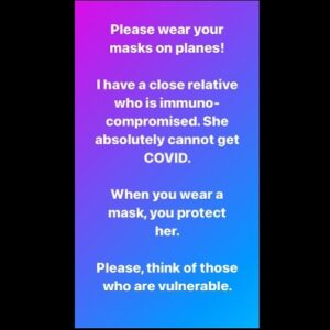 Robin Lord Taylor Instagram - Not everyone can be vaccinated. When you wear a mask, you protect them. ❤️