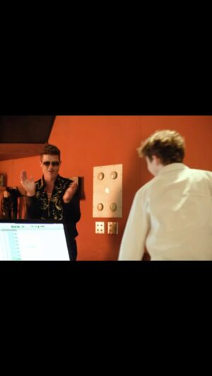 Robin Thicke Instagram - Wait till you hear with me and this kid @steviematthew_ are cooking up! 🤯🍾😎