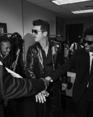 Robin Thicke Instagram - Barclays Center was Magic last night! Who’s watching the @superbowlsoulful Celebration with me tonight?