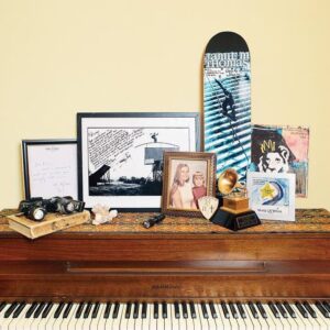 Rodney Mullen Instagram - @wsjmag do these Still Life pieces for the back of their mag, featuring what mostly seems to be artists: playwrights, Pulitzer Prize winners, etc. I have no idea why they reached out to me, but was thinking it’s because they did a cool one on Laird Hamilton, then thought to do a skater. Stacy Peralta did an amazing film that featured him, called Riding Giants—then the Bones Brigade doc… Whatever the reason, it’s an honor. The theme is to show 10 of our Favorite Things. Funny, I’d never thought about it, so as I walked around choosing the stuff I’d grab first if my house caught fire, I realized none of it had anything to do with any kind of award, or really even any real monetary value; rather, nearly all of it is from relationships that have had the most meaning. http://www.wsj.com/articles/rodney-mullens-favorite-things-1484668369