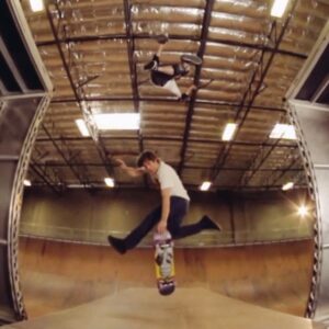 Rodney Mullen Instagram - Tony ( @TonyHawk ) reached out recently to shoot something together for his new video, which is nearly all doubles with some of the best dudes ever-- so it was doubly an honor, in a way. We settled on doing Airwalks, because all those years ago, I watched him do it in a pool and wanted to steal it for myself... Only problem was, I couldn't skate vert, so I started doing 'em on flat and trying to add to 'em. The next thing I knew, Tony started throwing fingerflips into his, which at the time was an unbelievable leap forward for skateboarding, and blew Stacy away. Anyway, those tricks represent a kind of mutual influence we've always had together. Tony has been one of the biggest inspirations I've ever known, and continues to be. Hah, and on Monday, I finally got to say that I skated doubles with him! 
Here’s a clip from the video with @Daewon1Song and @WaywardNephew doubles, the full video is now playing at @RideChannel