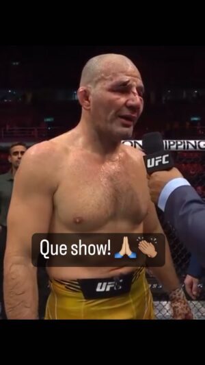 Rodolfo Vieira Instagram - Você não existe, seu coração, sua raça e sua humildade são qualidades difíceis de mensurar, queria ter a metade disso… Você é um ser humano abençoado e raro. Obrigado pelo show de hoje e por nos deixar ainda mais orgulhosos de você com essa última lut, juro que queria que vc ainda tivesse uns 30 anos pra continuar te assistindo… Sou teu fã e te admiro demais. Parabéns pela sua linda carreira, irmão! @gloverteixeira