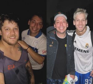 Rodrigo Gallina Instagram - Misma foto 1 año de diferencia, bkn verte hermano🫶🏼