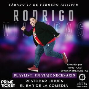 Rodrigo Villegas Instagram - Mi querida gente de #concepcion nos vemos este #sabado en @lihuen_comedia 👌🏼 
Se pensó y se hizo! Así que el #panorama del sábado es encontrarnos en el Lihuen! Un abrazo y los espero 🫶🏼 
Las entradas por @primeticket_cl ⬅️🎟️

#rv #humor #standup #playlist