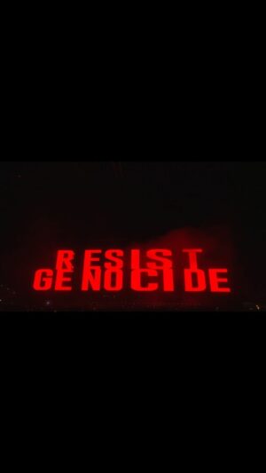 Roger Waters Instagram - Bogota Colombia 🇨🇴 last night. The end of Sheep. “We are involved in an existential battle for the very soul of mankind”. Love R.