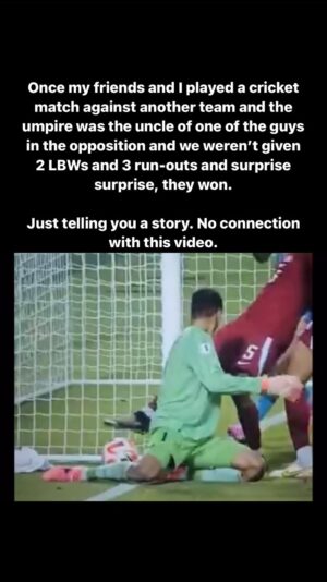 Rohan Joshi Instagram - Yo can people who know more about football than I do (so basically anyone at all) tell me how this isn’t cheating?