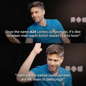Rohan Joshi Instagram - which movie has made you feel this way? 🎬

@mojorojo returns on The Longest Interview - episode OUT NOW on the Chalchitra Talks YouTube channel! 😇